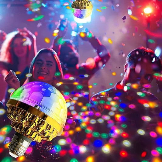 Colourful Rotating Disco Ball Light