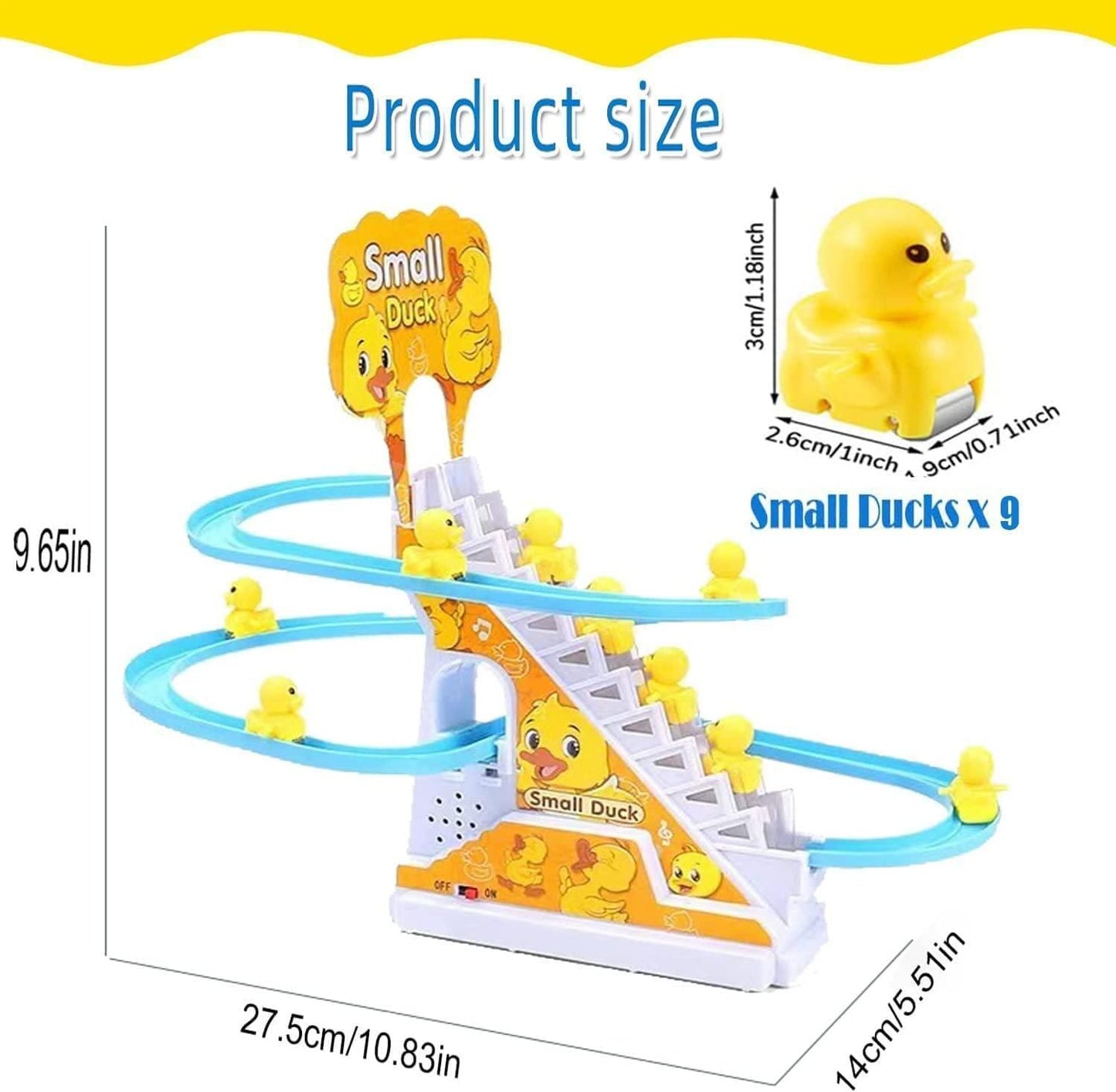 Little Duck Climbing Stairs Toy