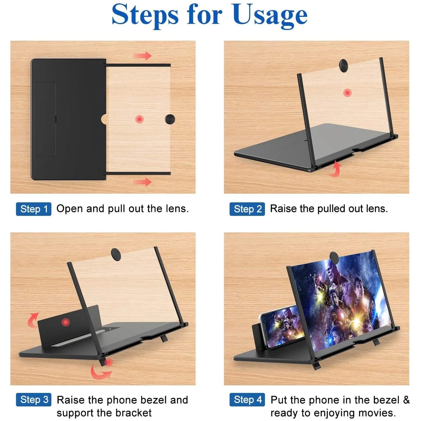 3D Mobile Screen Magnifier