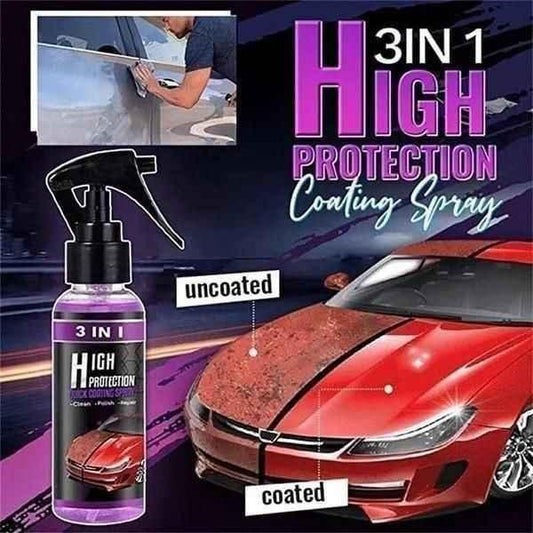 3 in 1 Car Coating Spray (Pack of 2)